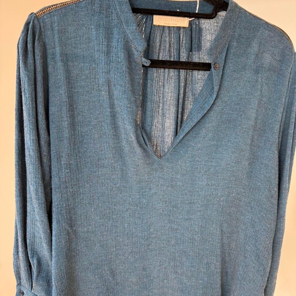 Momoni Women's Blue Blouse